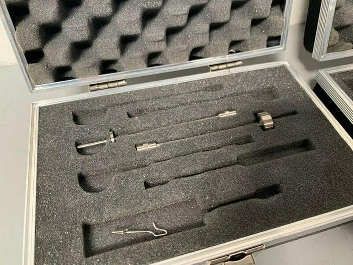 Used Brookfield LVDVII+ Digital Viscometer w/ LV Spindle Set & Small Sample Adapter