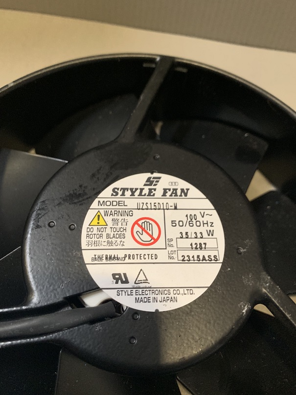 Used Style Electronics Fan UZS15D10-M