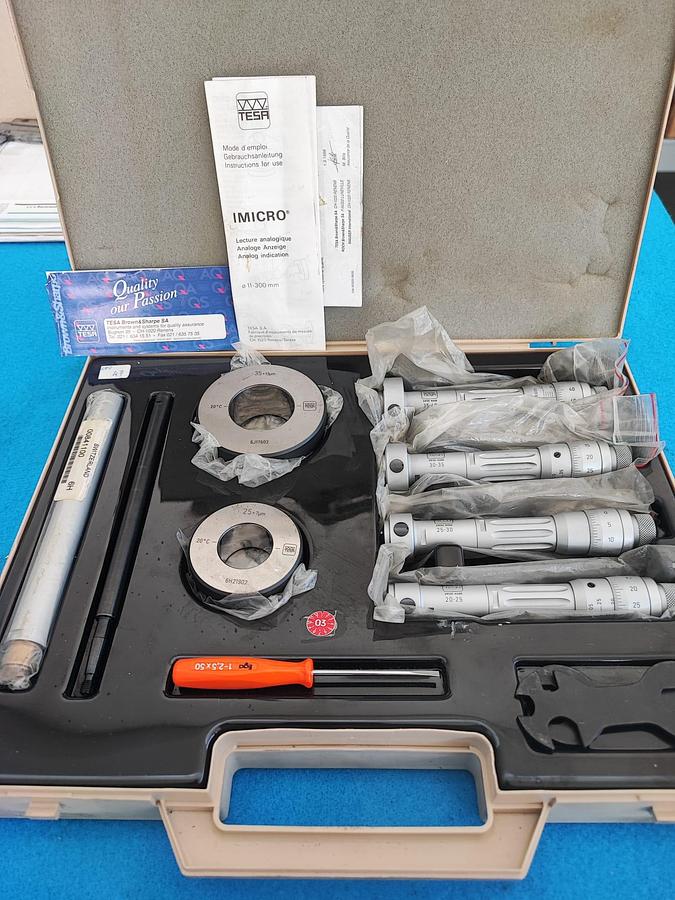 Usato TESA IMICRO 20-40 set di micrometri da interno con valigetta