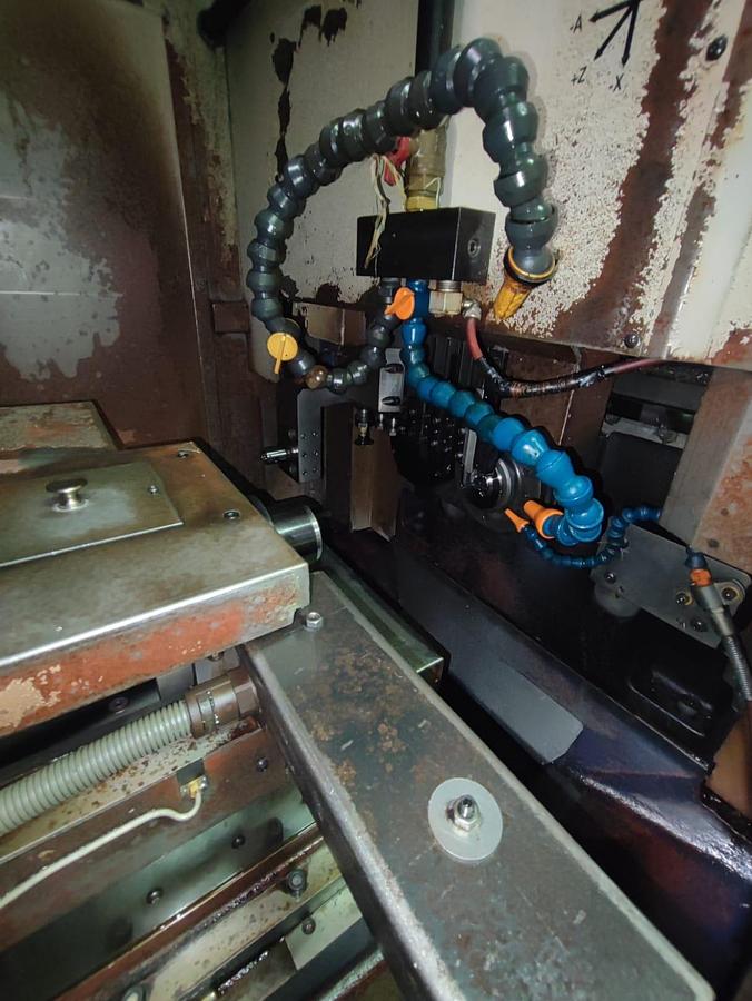 Usato Tornio a fantina mobile HANWHA ML 20 con caricatore IEMCA BOSS | CNC Fanuc