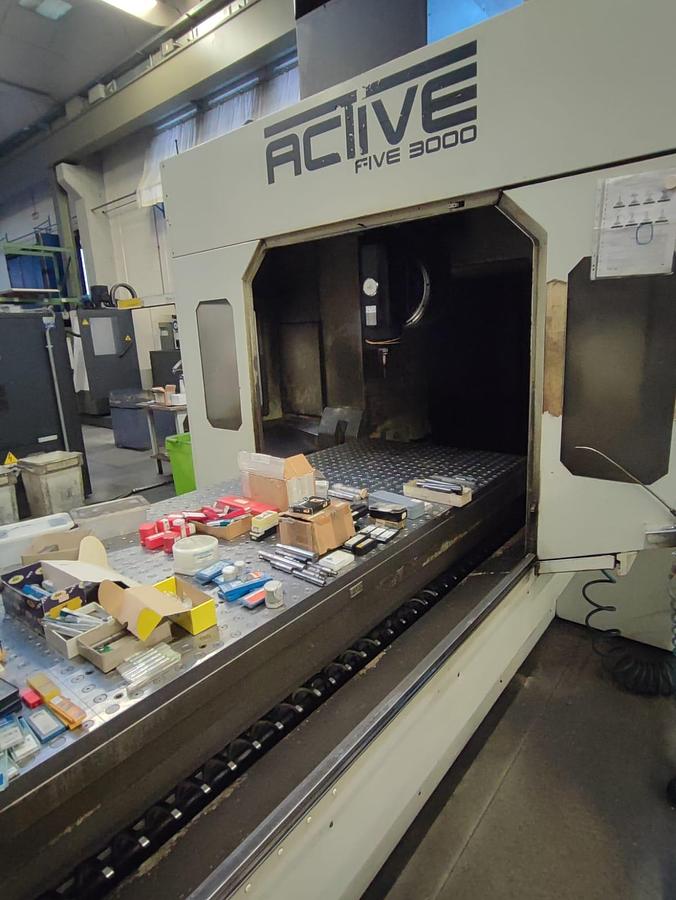 Usato Centro di lavoro a portale OMV ACTIVE FIVE 3000 | 3000x1800x1000 | CNC Heidenhain
