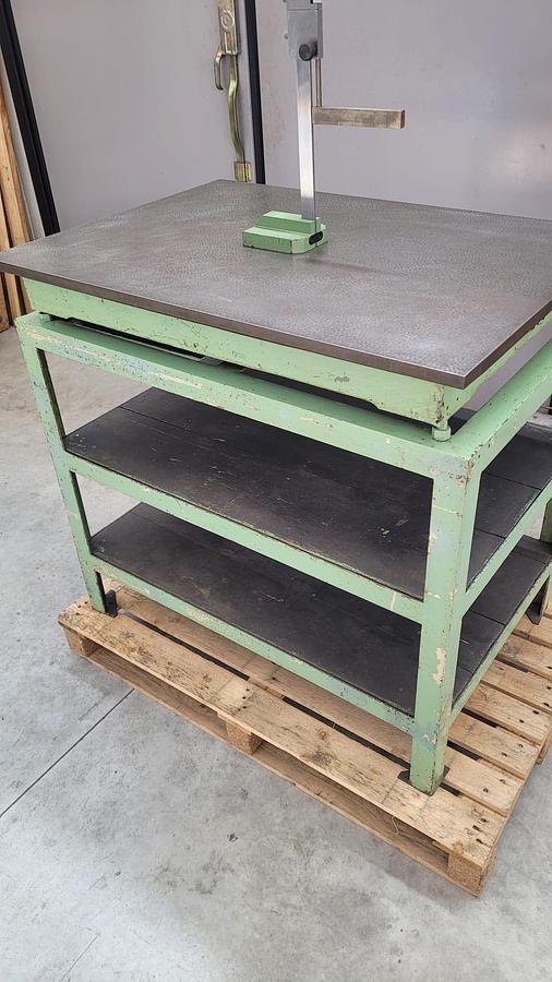 Usato Piano di riscontro in ghisa 1000x700 mm per il controllo / tracciamento dei pezzi 