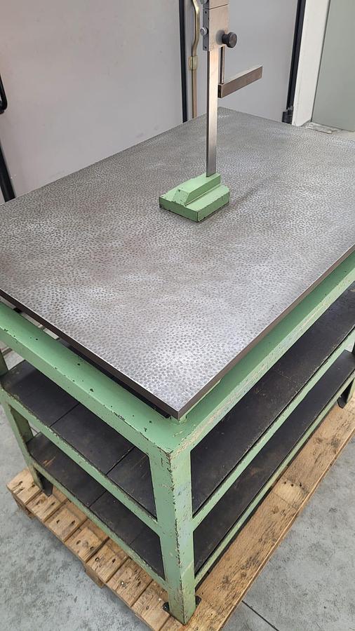 Usato Piano di riscontro in ghisa 1000x700 mm per il controllo / tracciamento dei pezzi 