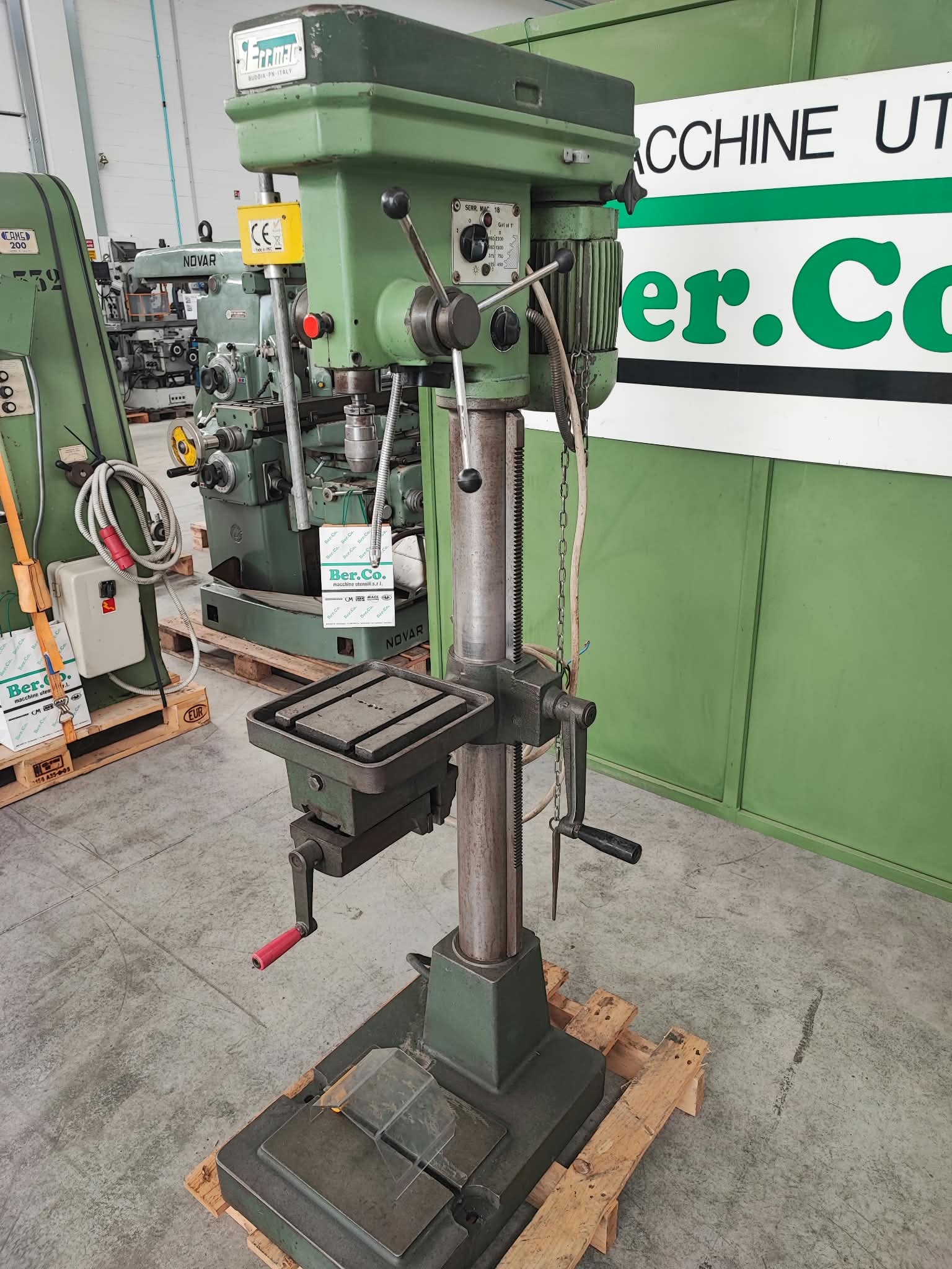 Usato Trapano a colonna SERRMAC RAG 18 PGM PU