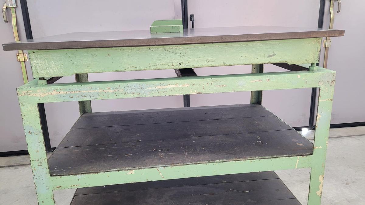 Usato Piano di riscontro in ghisa 1000x700 mm per il controllo / tracciamento dei pezzi 