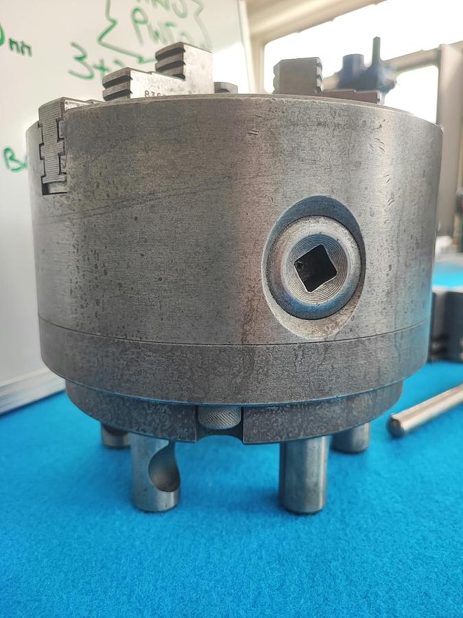 Usato MARIO PINTO 200 mandrino doppia guida, 3+3+3 griffe + flangia cam-lock 6"