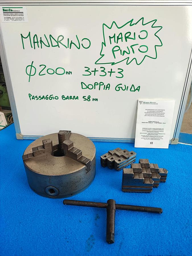 Usato MARIO PINTO 200 mandrino doppia guida, 3+3+3 griffe