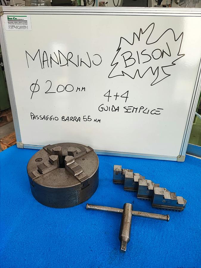 Usato BISON 200 mandrino singola guida, 3+3 griffe