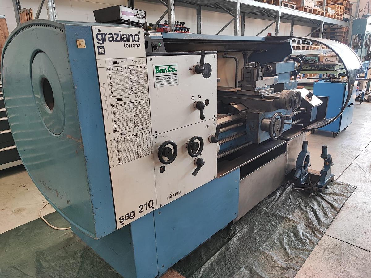 Usato Tornio parallelo GRAZIANO SAG 210N | 210x1000x57 | Visualizzato