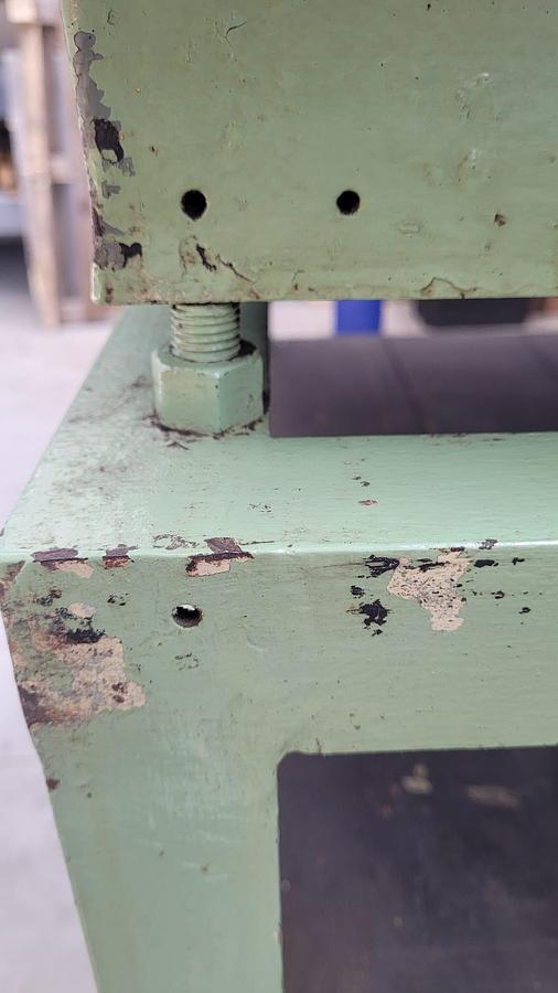 Usato Piano di riscontro in ghisa 1000x700 mm per il controllo / tracciamento dei pezzi 