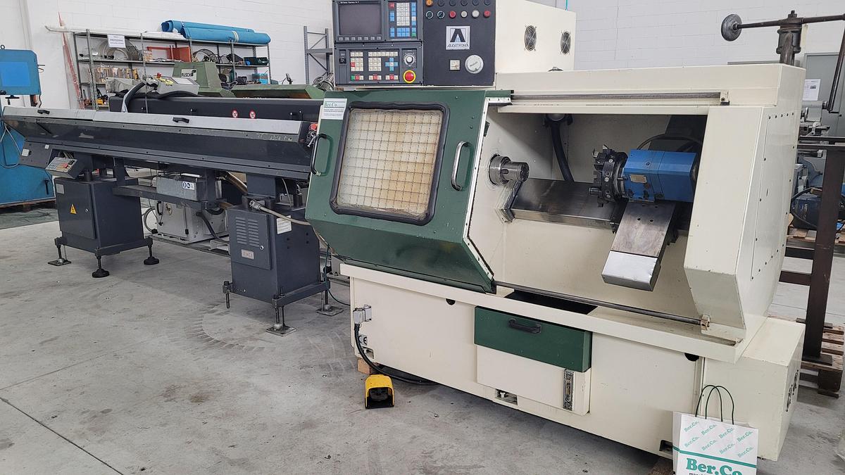 Usato Tornio 2 assi AUDATRONIX 125 con caricatore Iemca Boss 542/32 | CNC Fanuc