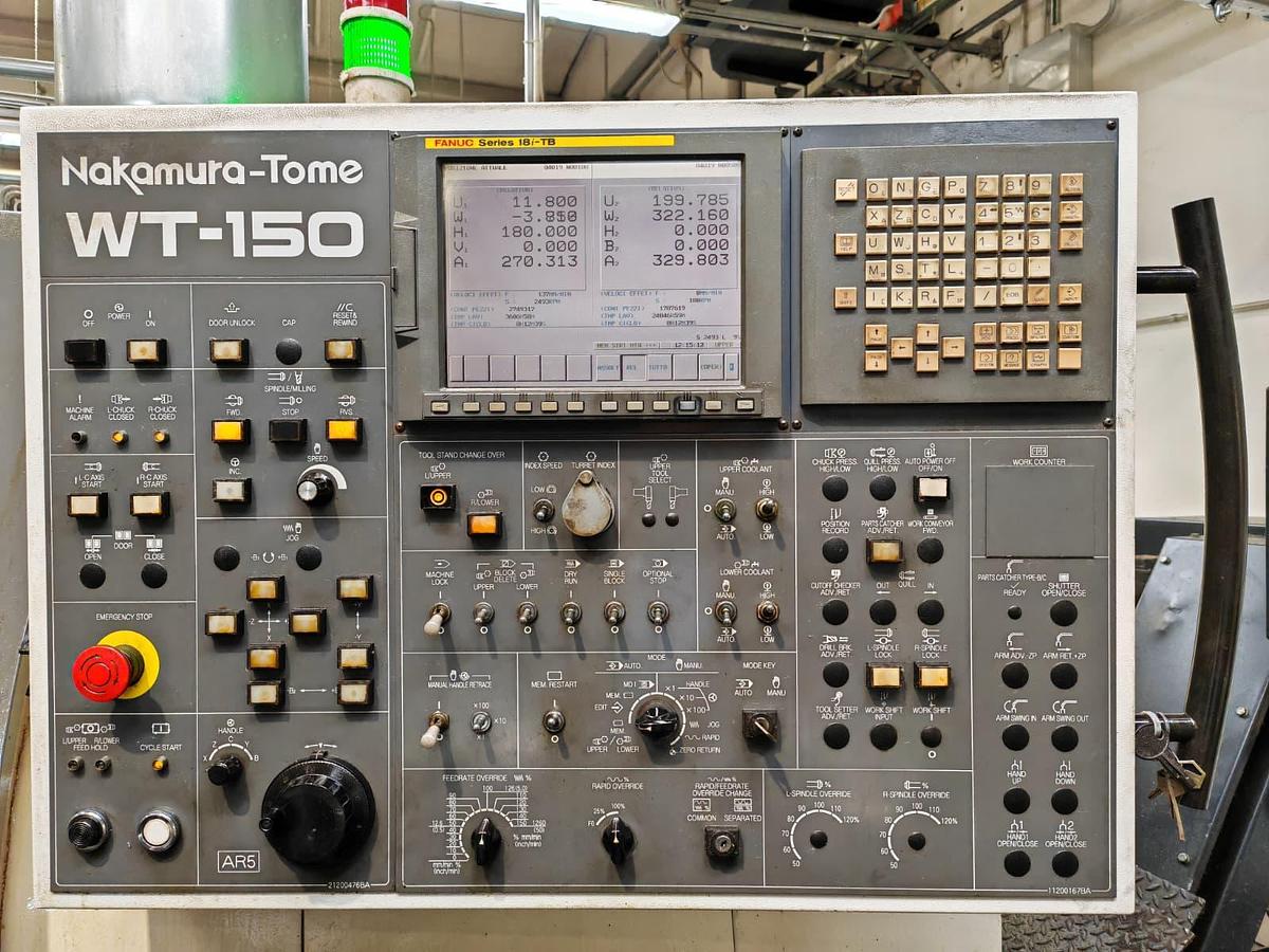 Usato Tornio orizzontale Multitasking NAKAMURA TOME WT-150 | Fanuc