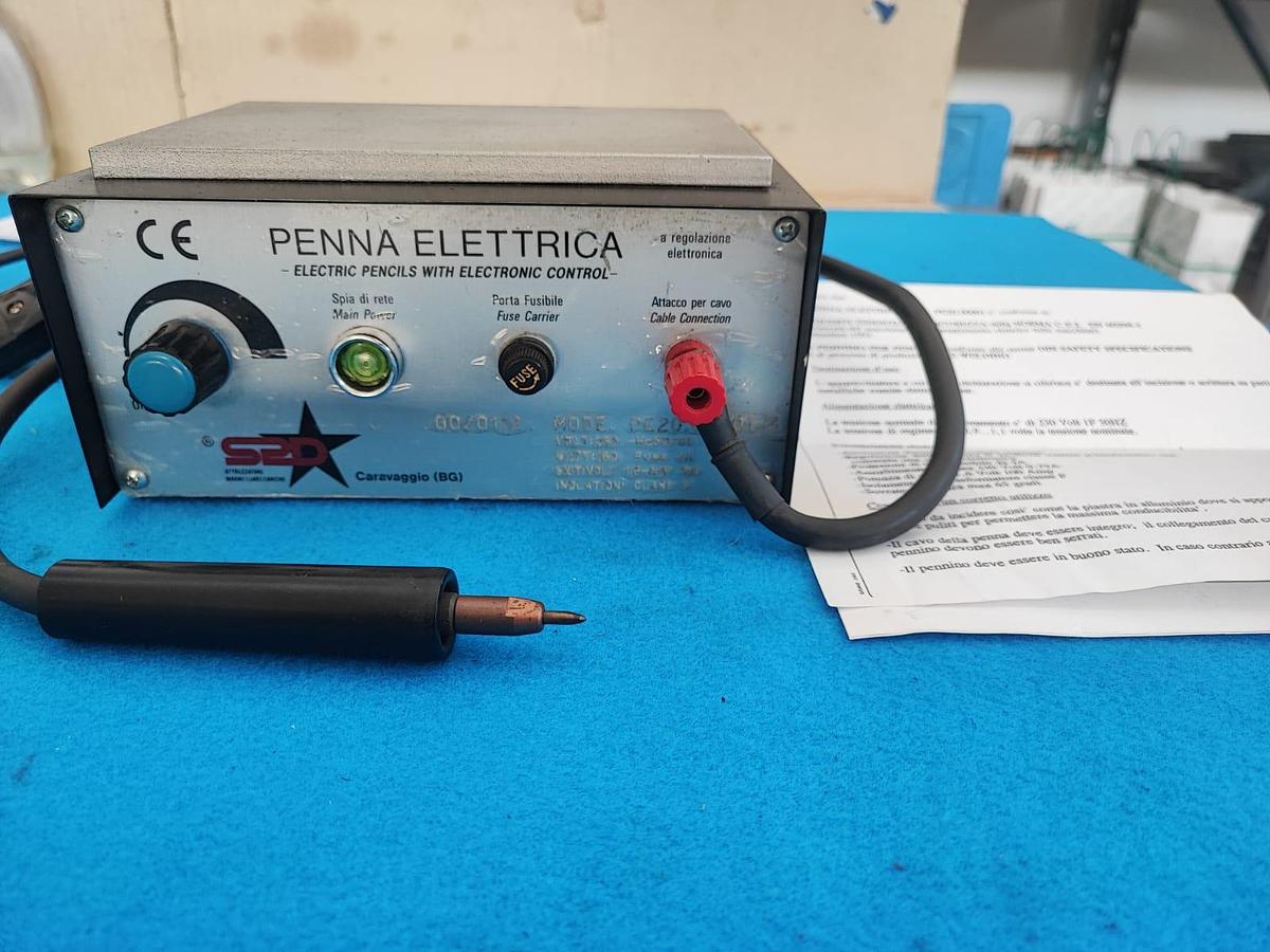 Usato SPD PE10 penna elettrica per incisione su metalli ferrosi con regolazione elettronica della potenza