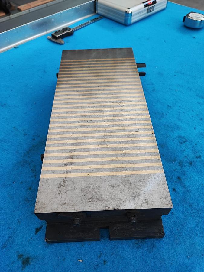 Usato SPD PM piano magnetico permanente 365x160xH70 per rettifica e lapidello