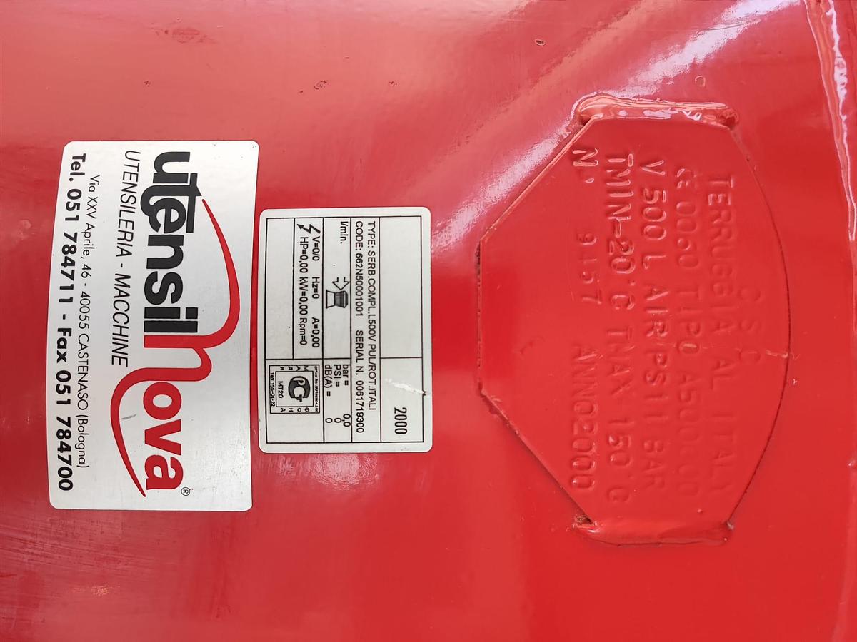 Usato Compressore industriale a vite silenziato FINI BSC 15 + Essicatore CECCATO DLX50 + serbatoio 500Lt