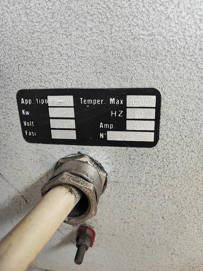 Usato Forno da trattamento termico elettrico a muffola PREVITALI MILANO FE 20/H