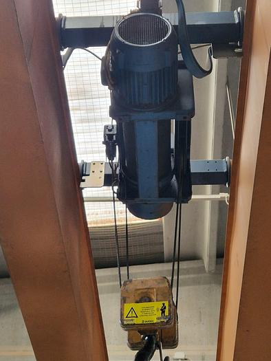 Usato Carroponte OMIS GSB 4, portata 4 tonnellate completo di struttura portante