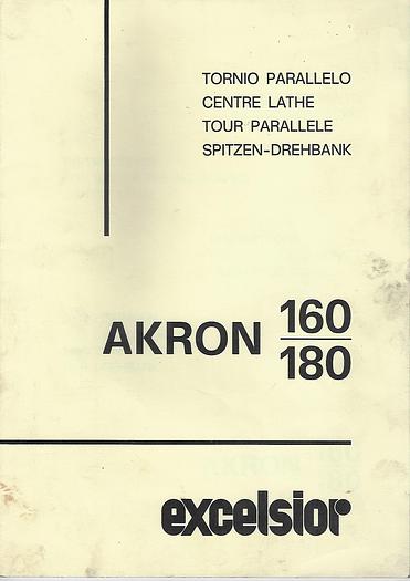 Usato Tornio parallelo EXCELSIOR AKRON 180