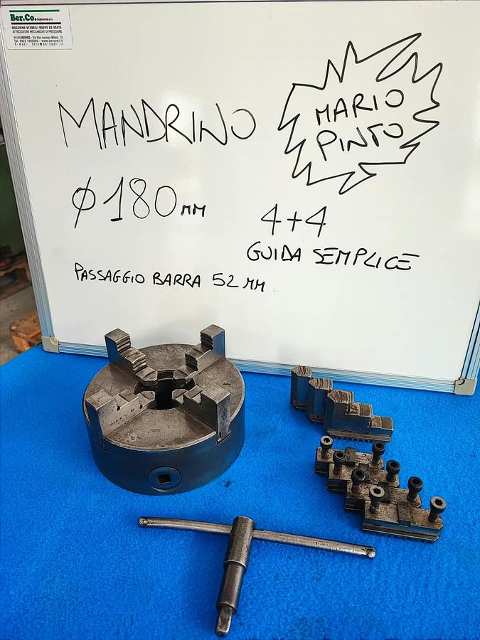 Usato MARIO PINTO 180 mandrino guida semplice, 4+4 griffe