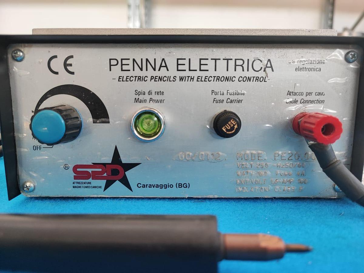 Usato SPD PE10 penna elettrica per incisione su metalli ferrosi con regolazione elettronica della potenza