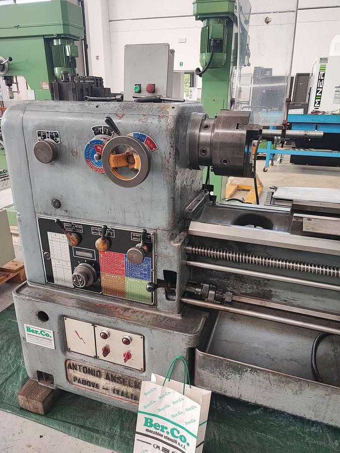 Usato Tornio parallelo ANSELMI MONOFAP 225Ex1000x55