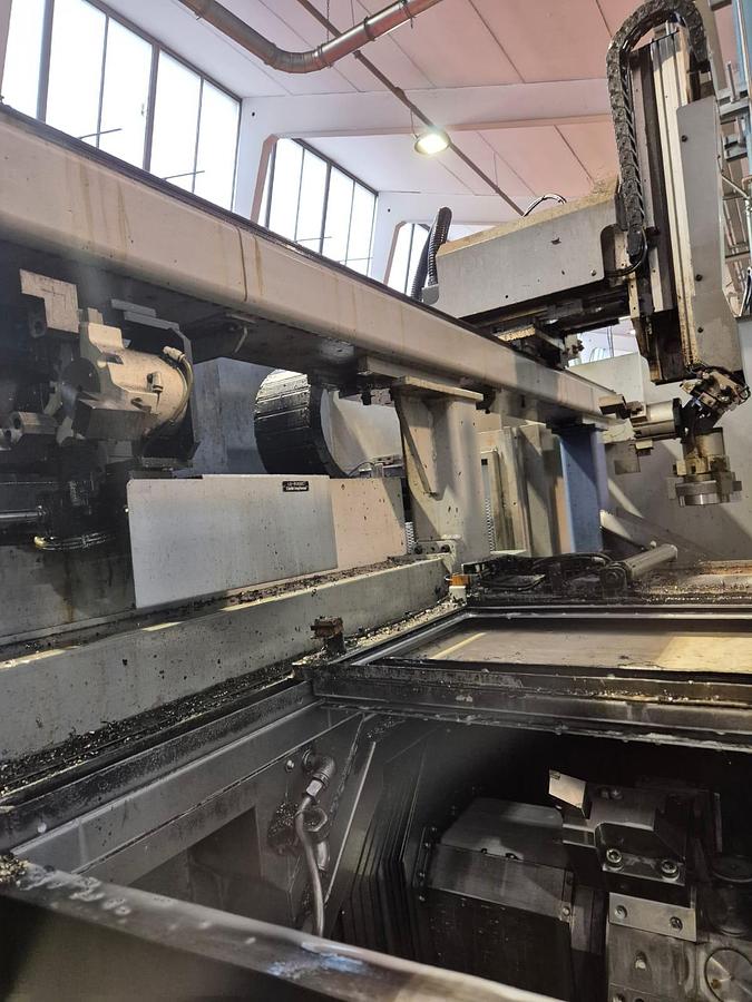 Usato Tornio bimandrino frontale TAKAMAZ XW-150 + gantry + magazzini | CNC Fanuc