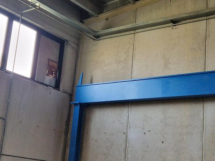 Usato Carroponte OMIS GSB 4, portata 4 tonnellate completo di struttura portante