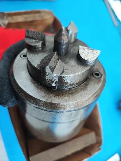 Usato FRB 45/120L trascinatore frontale usato, attacco CM 4 per tornio