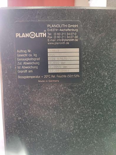 Usato Piano di riscontro in granito PLANOLITH 2000x1000x210