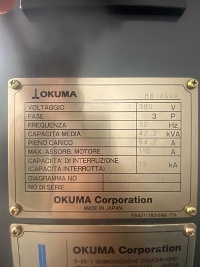 Usato Centro di lavoro verticale OKUMA MB 46 VA
