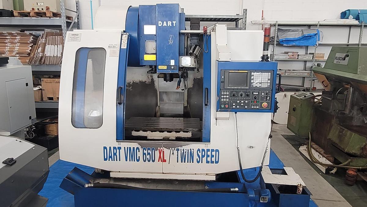 Usato Centro di lavoro verticale DART VMC 650 XL/A TWIN SPEED | 800x500x610 | CNC Fanuc