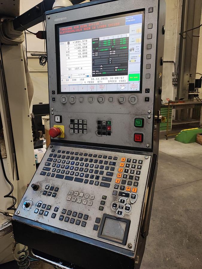 Usato Centro di lavoro a portale OMV ACTIVE FIVE 3000 | 3000x1800x1000 | CNC Heidenhain