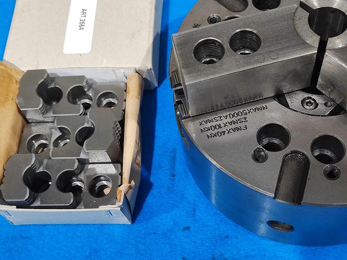 Usato AUTOBLOK 210 BH mandrino con flangia ASA 6" per tornio completo di morsetti