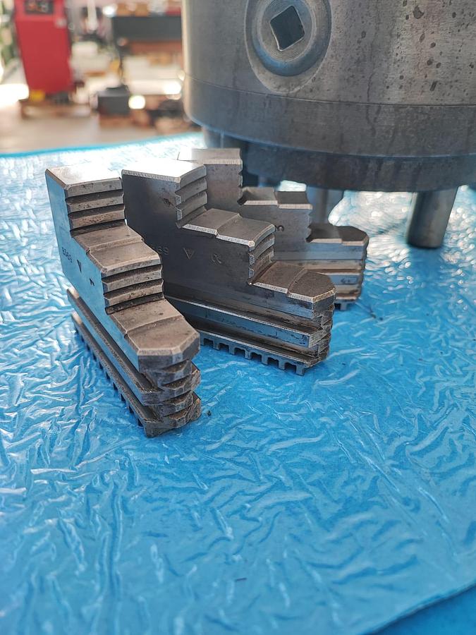 Usato MARIO PINTO 200 mandrino doppia guida, 3+3+3 griffe, flangia camlock 6"