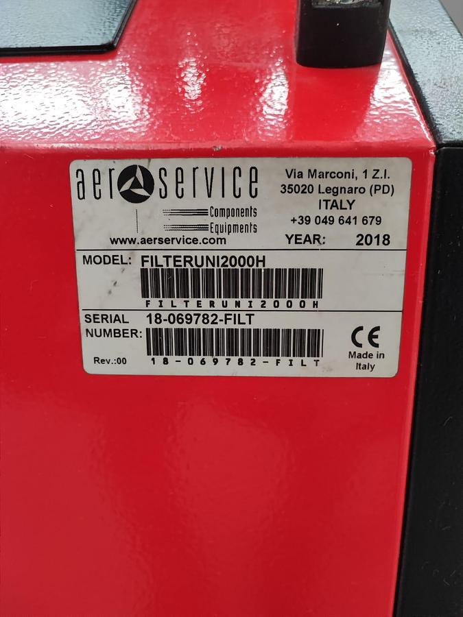 Usato Aspiratore carrellato per fumi di saldatura AEROSERVICE UNIFILTER 2.0 con braccio articolato da 2 metri