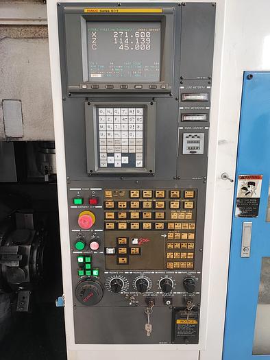 Usato Tornio CNC verticale rovesciato motorizzato KIA SKT21 VM con caricatore