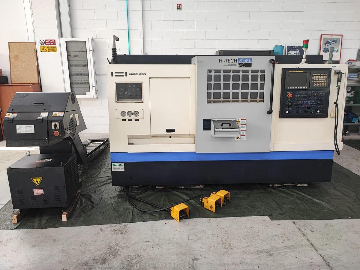 Usato Tornio CNC motorizzato HWACHEON HI-TECH 200BL MC | CNC Fanuc