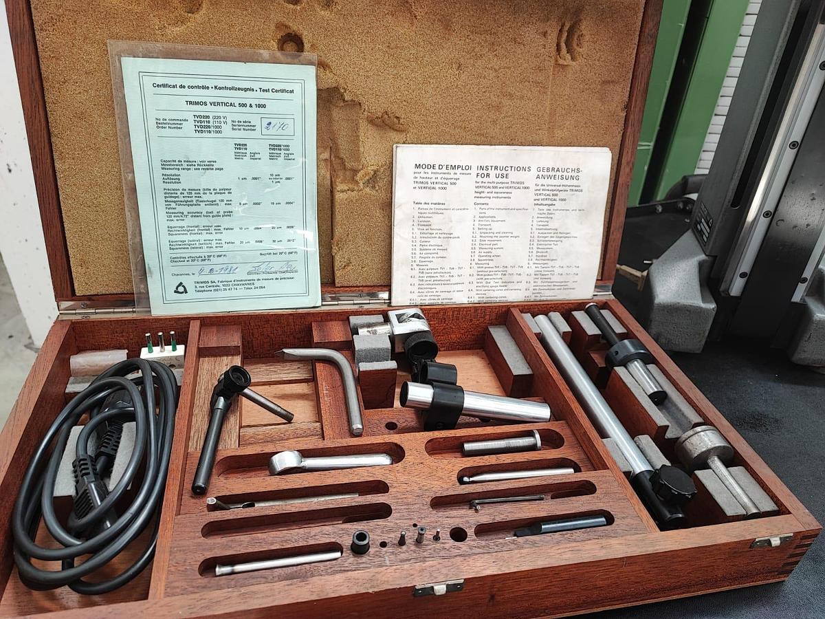 Usato TRIMOS VERTICAL 500A misuratore di altezza verticale digitale (ALTIMETRO)