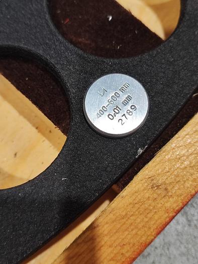 Micrometro per esterni capacità 400-500 con certificazione