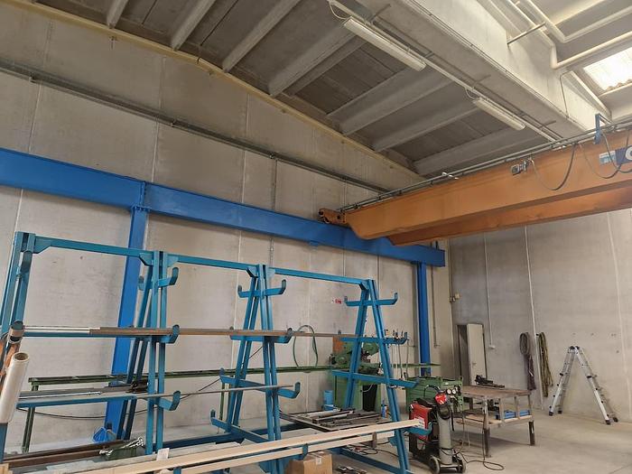 Usato Carroponte OMIS GSB 4, portata 4 tonnellate completo di struttura portante