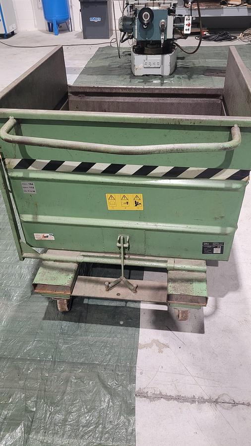 Usato Cassoni ribaltabili SALL SL-066-R per raccolta trucioli - rottami 500 / 750 Lt