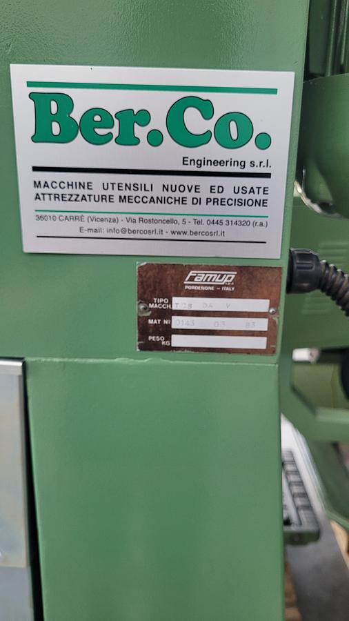 Usato Trapano fresa FAMUP TCS40-TC-VR-DA |