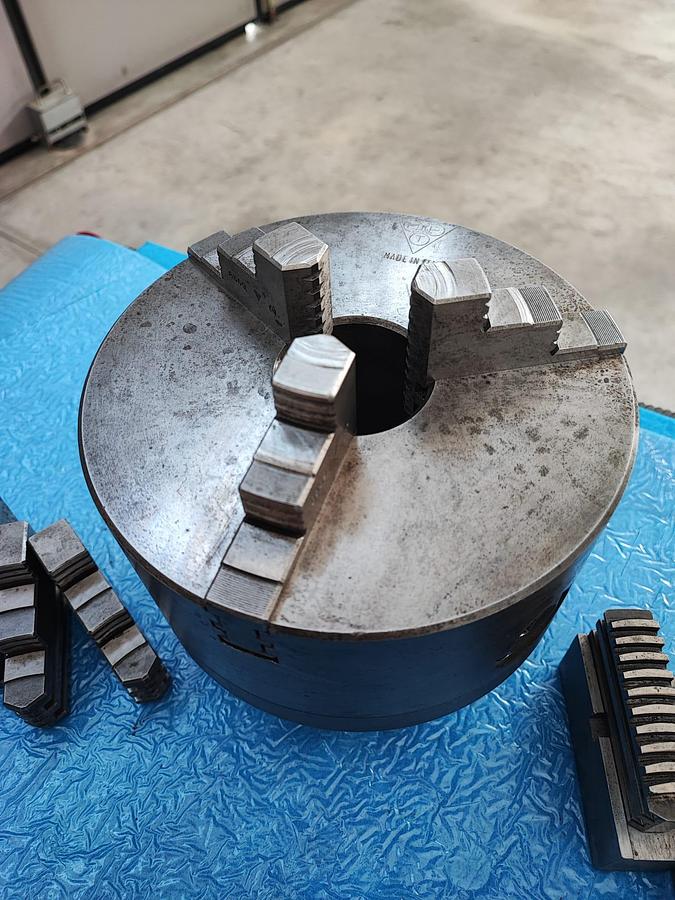 Usato MARIO PINTO 200 mandrino doppia guida, 3+3+3 griffe, flangia camlock 6"