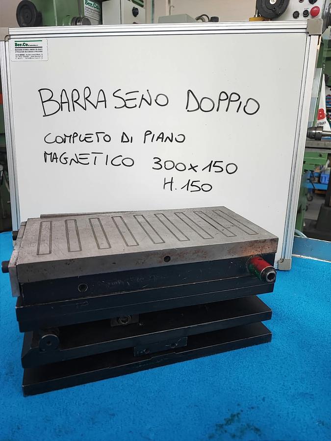 Usato Barra seno doppio con piano magnetico 150x250 a poli fitti