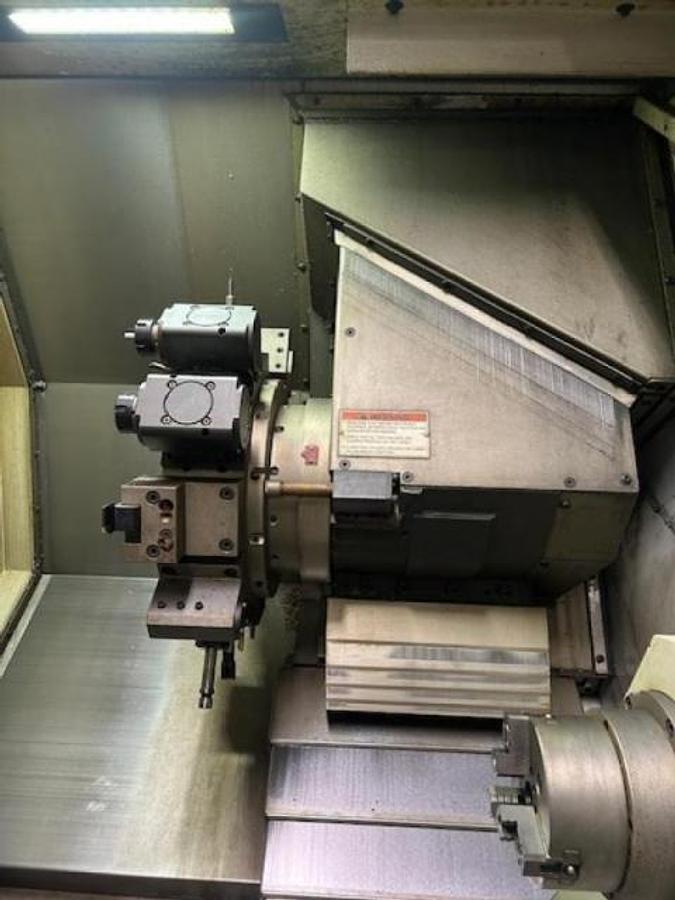 Usato Tornio motorizzato GOODWAY GLS-2000LYS con contromandrino + asse Y | CNC Fanuc