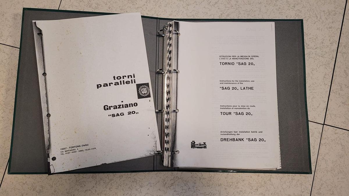 Usato Tornio parallelo GRAZIANO SAG 20 | 255x2500x57