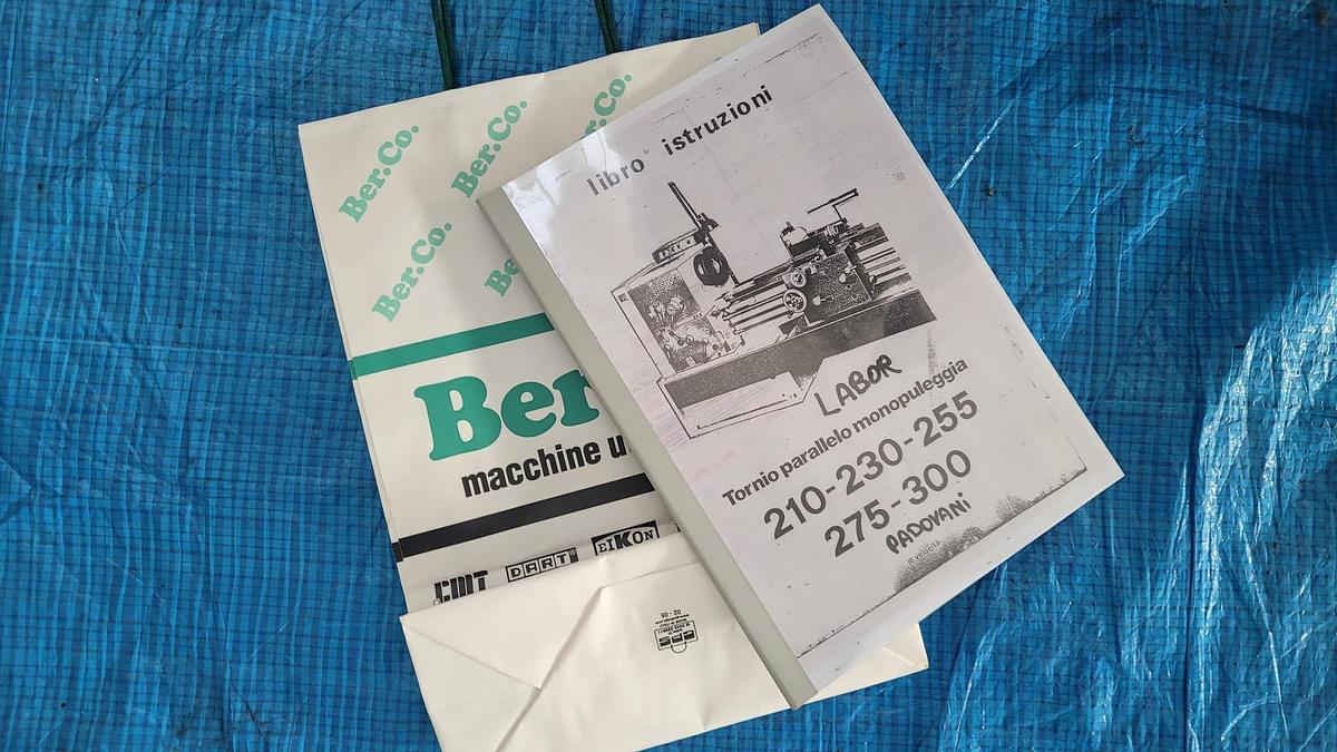 Usato Tornio parallelo PADOVANI LABOR 255x1500x78