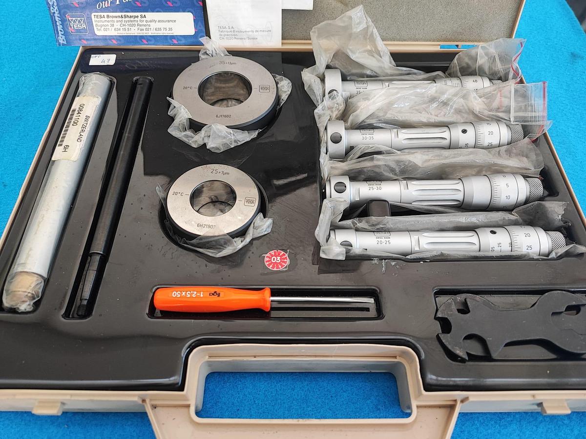 Usato TESA IMICRO 20-40 set di micrometri da interno con valigetta