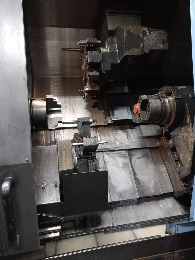 Usato Tornio orizzontale Multitasking DOOSAN PUMA TT2500SY | Fanuc | Doppia Torretta