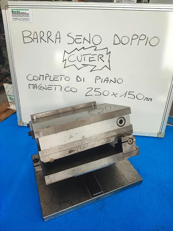 Usato CUTER barra seno doppio con piano magnetico 150x250 per rettifiche